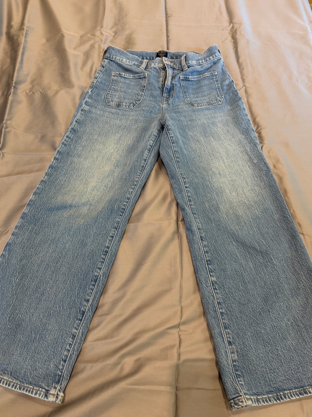 Light Blue Wide-Leg Women’s Jeans
